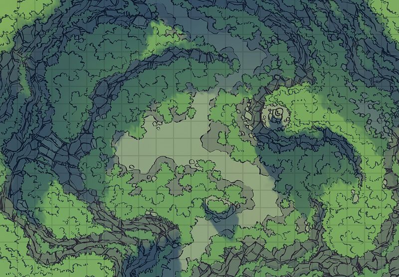 Map of the battle